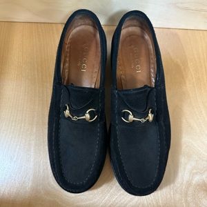 Gucci Suede Horsebit Loafers size 8